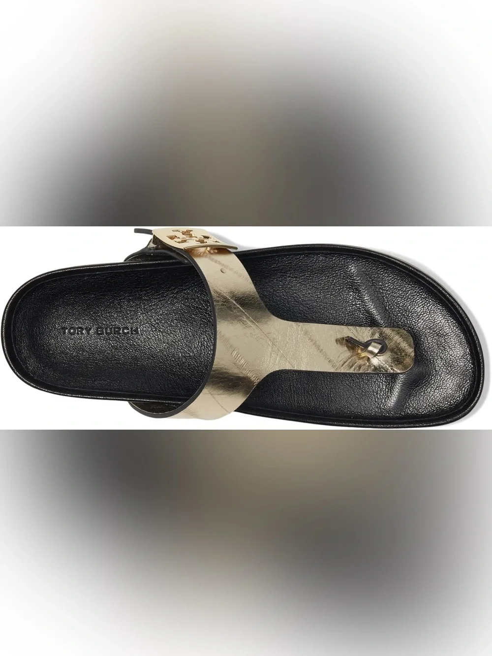 Tory Burch Mellow Thong Sandals In Black